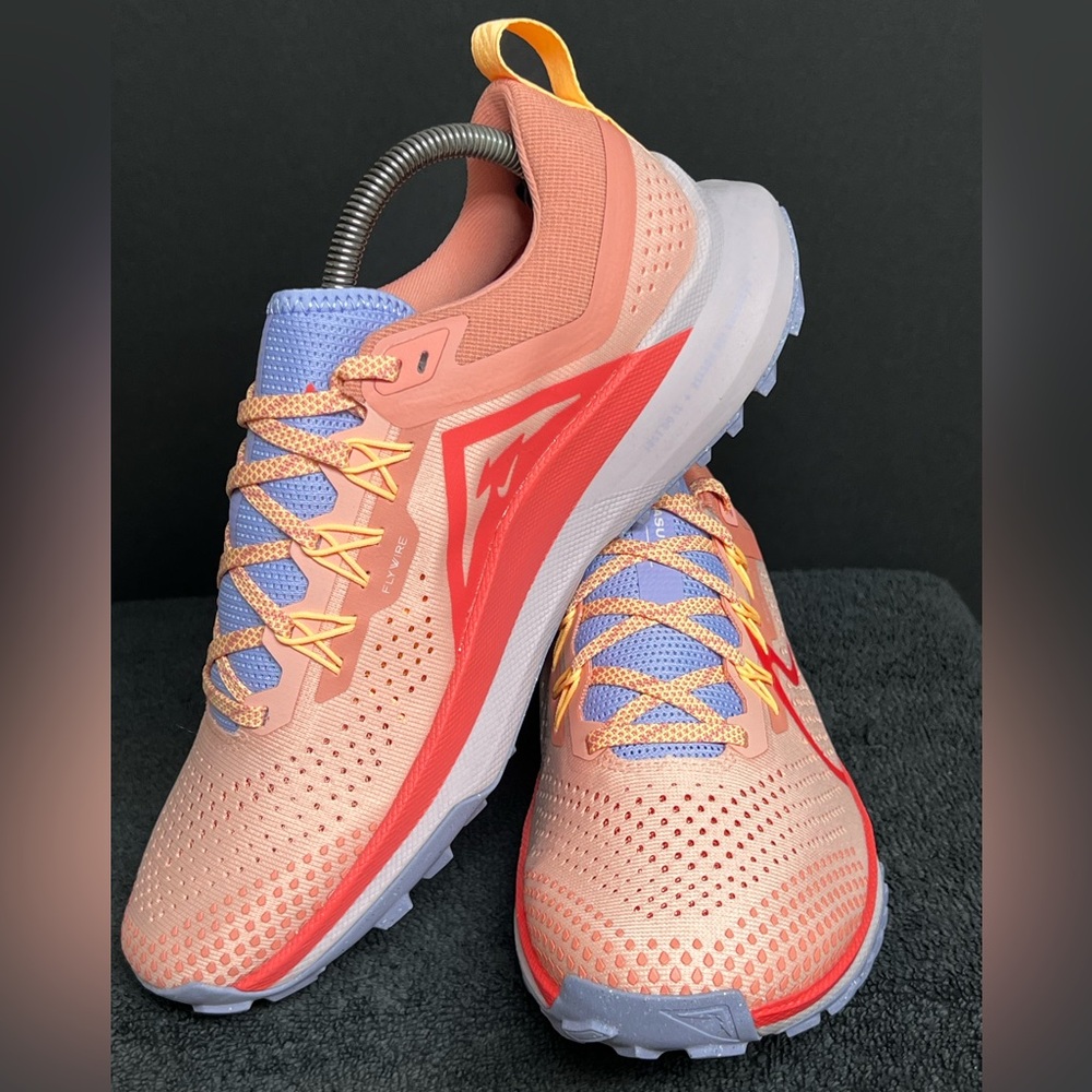 Women Nike React Pegasus Trail 4 Shoes Arctic Orange/Amber DJ6159-800 SIZE 9.5 - Picture 5 of 13
